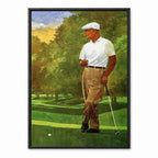 Retro Ben Hogan Painting retro golf art print