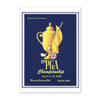 Vintage 1945 PGA Championship vintage golf poster, retro golf wall art
