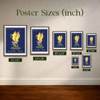 Vintage 1945 PGA Championship Vintage Golf Poster | Retro Golf Wall Art Decor