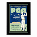 Vintage 1936 PGA Championship retro golf art print