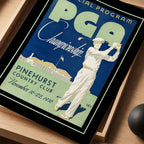 Vintage 1936 PGA Championship Vintage Golf Poster | Retro Golf Wall Art Decor