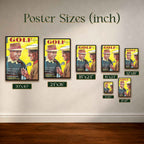 Retro Duel of the Decade Hogan vs Snead Vintage Golf Poster | Retro Golf Wall Art Decor