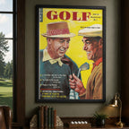 Retro Duel of the Decade Hogan vs Snead Vintage Golf Poster | Retro Golf Wall Art Decor