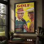 Retro Duel of the Decade Hogan vs Snead Vintage Golf Poster | Retro Golf Wall Art Decor