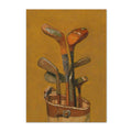 Vintage Hickory Golf Clubs vintage golf poster, retro golf wall art