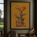 Vintage Hickory Golf Clubs Vintage Golf Poster | Retro Golf Wall Art Decor