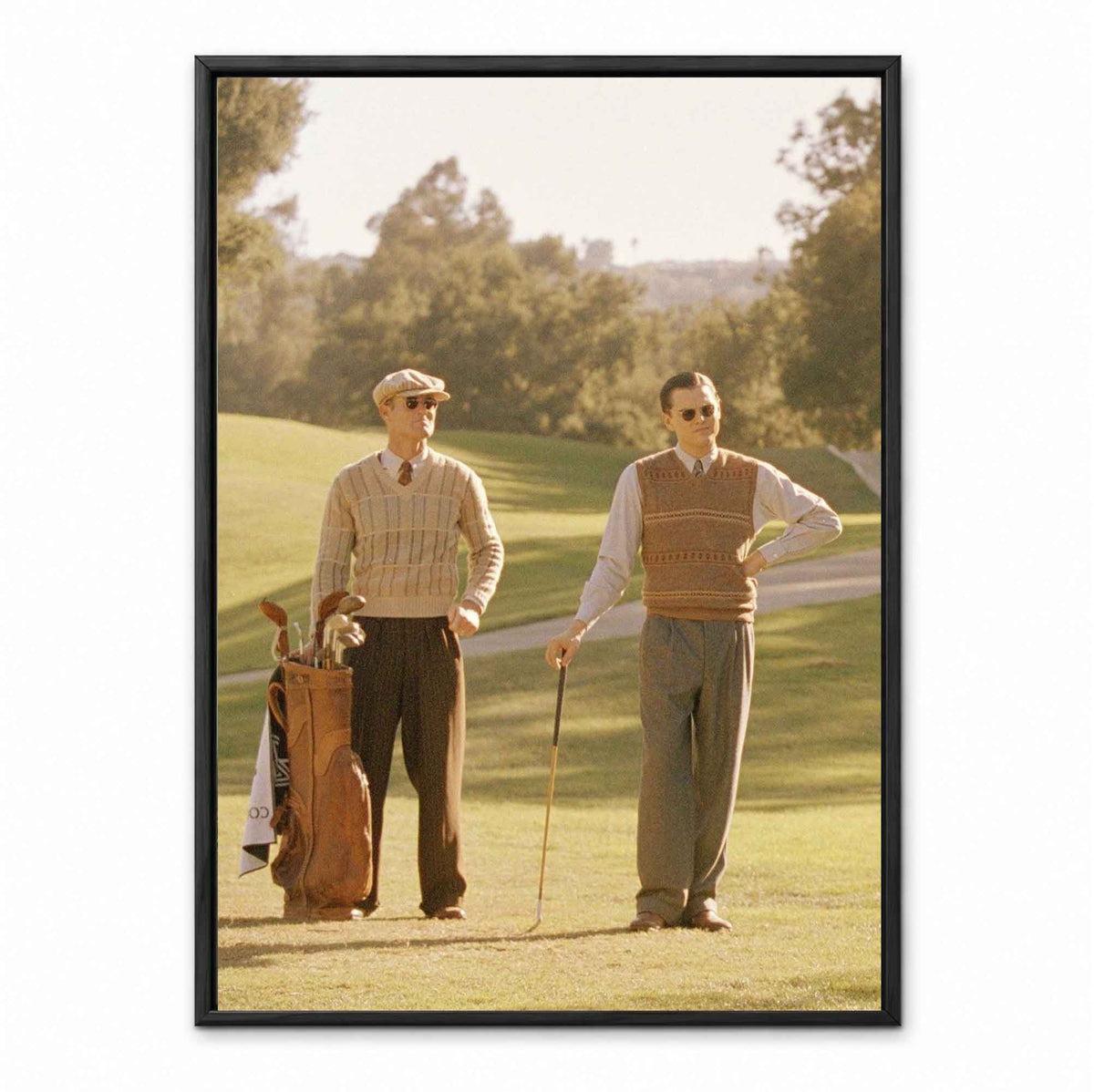The Aviator Movie Golf Scene retro golf art print