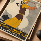 Vintage Golf de Sarlabot Vintage Golf Poster | Retro Golf Wall Art Decor