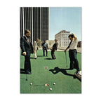 Vintage Rooftop Golf vintage golf poster, retro golf wall art