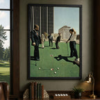 Vintage Rooftop Golf Vintage Golf Poster | Retro Golf Wall Art Decor