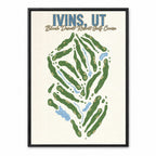 ivins,ut course map in Utah USA