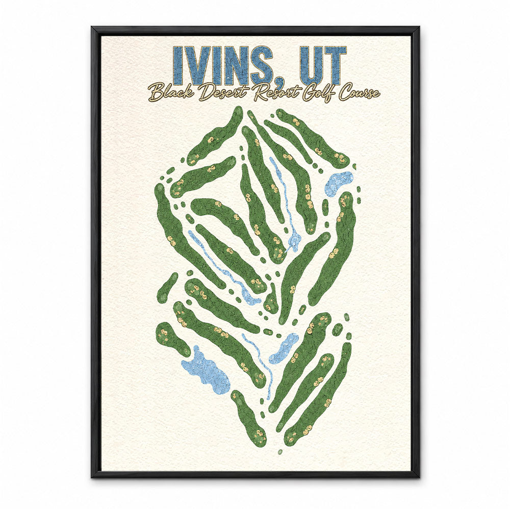 ivins,ut course map in Utah USA