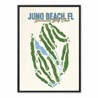 juno beach course map in Normandie France