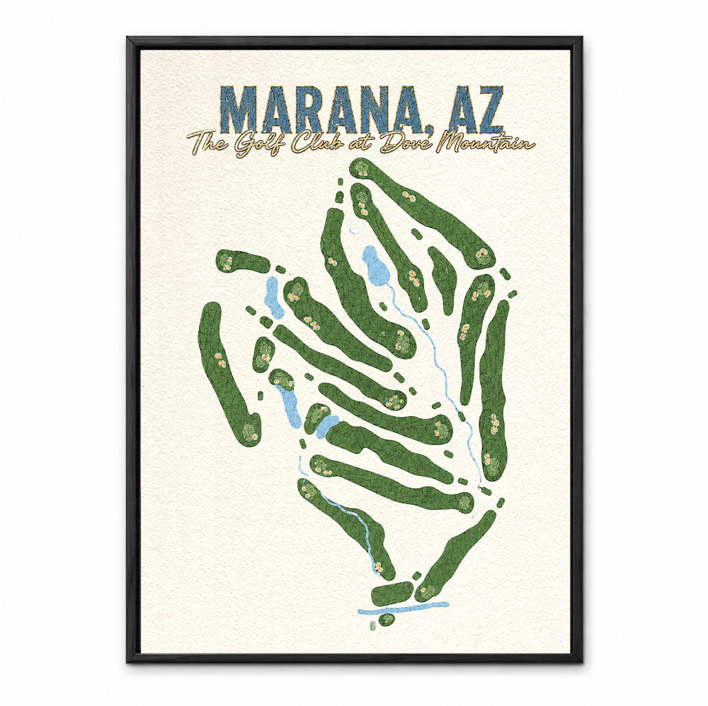 marana course map in Arizona USA