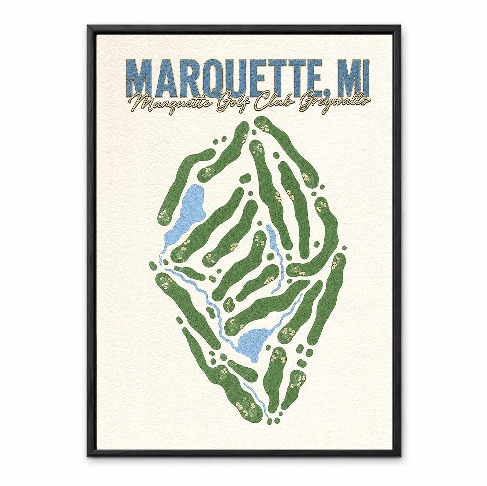 marquette course map in Illinois USA