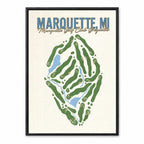 marquette course map in Illinois USA