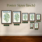 mesquite Golf Course Map Print Poster | Texas USA Golf Wall Art