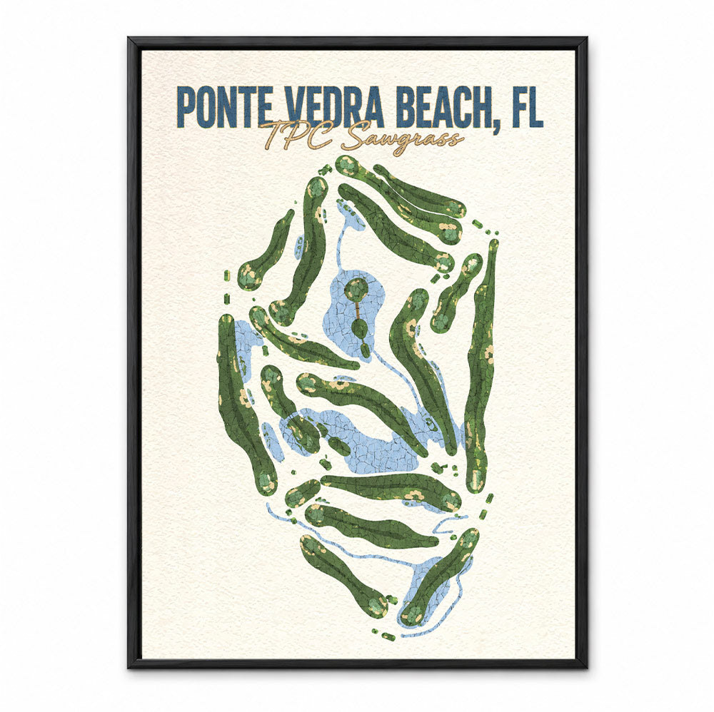 ponte vedra beach course map in Florida USA
