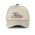 Fitties Patriotic American Flag Rope Hat - Funny Golf Gift for Golfers golf hat